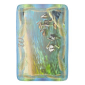 Fluss Meets Ocean 0330 Badematte (Vorderseite Vertikal)