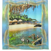 Fluss Meets Ocean 0330 Duschvorhang (Vorderseite)