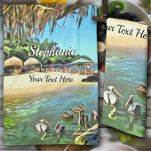 Fluss Meets Ocean 0330 Geschirrtuch