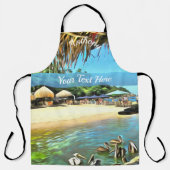 Fluss Meets Ocean 0330 Schürze (Vorderseite)