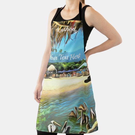 Fluss Meets Ocean 0330 Schürze (InSitu)