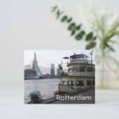 Fluss Meuse, Rotterdam Postkarte (Stehend Vorderseite)