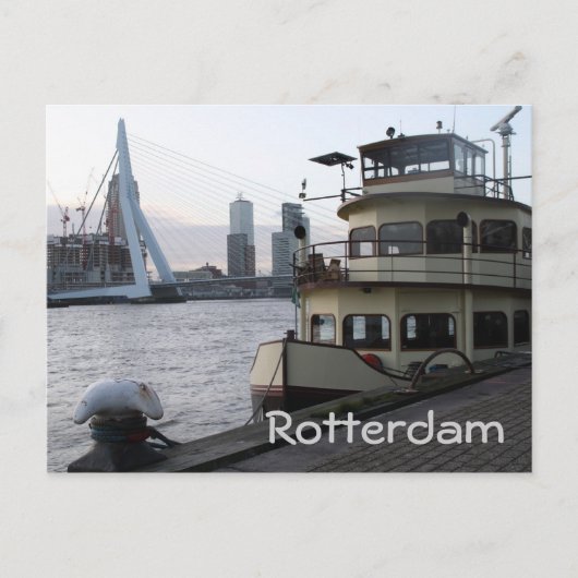 Fluss Meuse, Rotterdam Postkarte (Vorderseite)