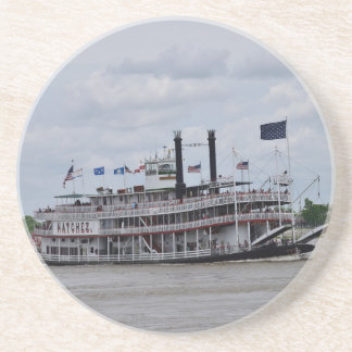 Fluss Mississipi-Boot New Orleans Sandstein Untersetzer