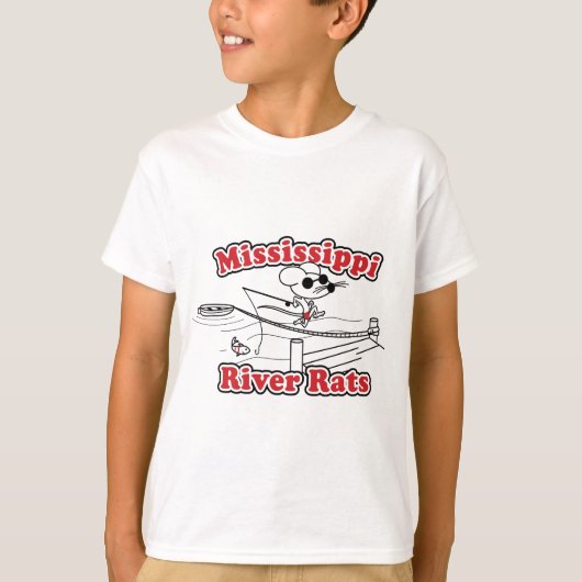 Fluss Mississipi-Ratte T-Shirt (Vorderseite)
