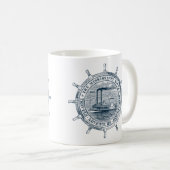 Fluss Mississipi. Reisen. Abenteuer. Entdeckungen Kaffeetasse (VorderseiteRechts)