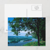 Fluss Mississippi, Iowa Postkarte (Vorne/Hinten)