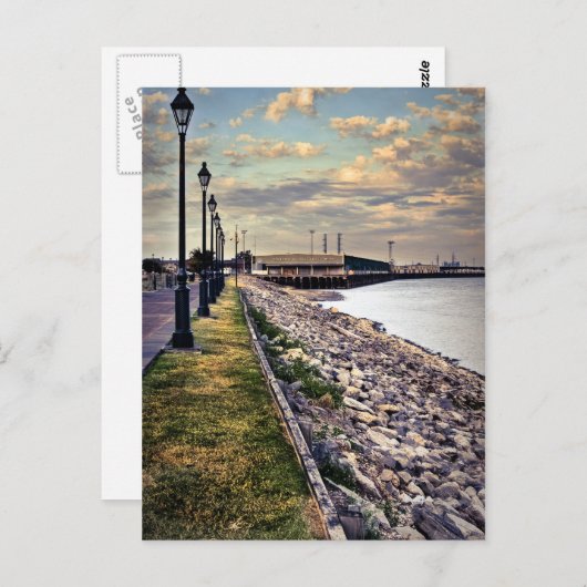 Fluss Mississippi New Orleans Postkarte (Vorne/Hinten)