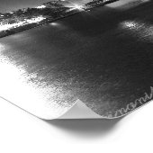 "Fluss mit Ansicht" Fotodruck Poster (Ecke)