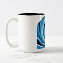 Fluss mit dem Glauben Zweifarbige Tasse