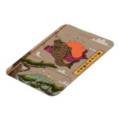 Fluss mit dem Wind Koinobori Magnet (Linke Seite)