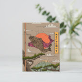 Fluss mit dem Wind Koinobori Postkarte (Stehend Vorderseite)