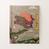 Fluss mit dem Wind Koinobori Puzzle (Vertikal)