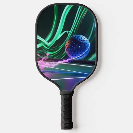 Fluss mit Energie - Pickleball Harmonie Schläger (Vorderseite)