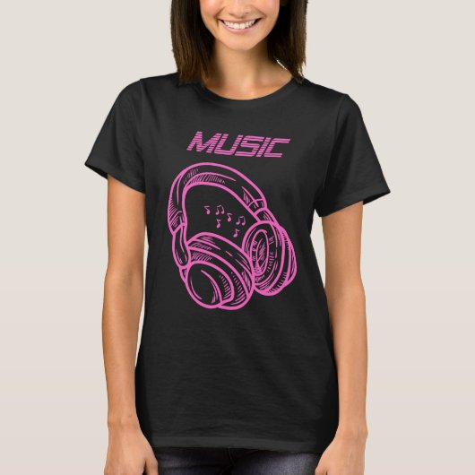Fluss mit Musik T-Shirt (Vorderseite)