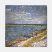 Fluss mit Ruderbooten von Vincent van Gogh Magnet (Vorne)