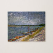 Fluss mit Ruderbooten von Vincent van Gogh Puzzle (Horizontal)