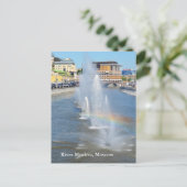Fluss Moskva Postkarte (Stehend Vorderseite)