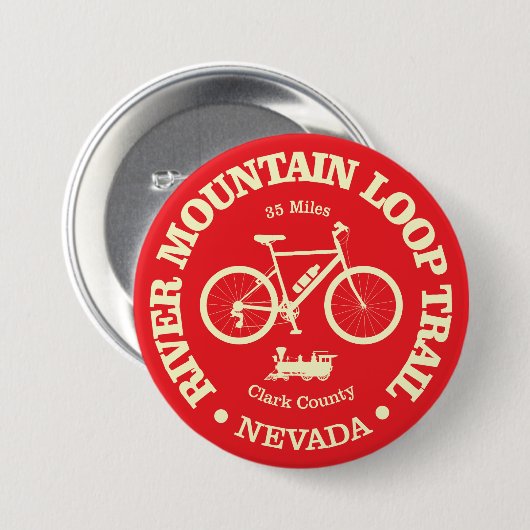 Fluss Mountain Loop Trail (Radfahren) Button (Vorne & Hinten)