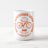 Fluss Mountain Loop Trail (Radfahren) Kaffeetasse (Mittel)
