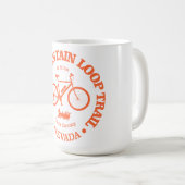 Fluss Mountain Loop Trail (Radfahren) Kaffeetasse (VorderseiteRechts)