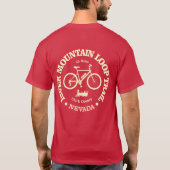 Fluss Mountain Loop Trail (Radfahren) T-Shirt (Rückseite)