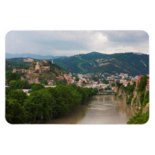 Fluss Mt'kvari Flows, Tiflis Magnet