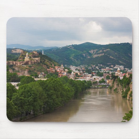 Fluss Mt'kvari Flows, Tiflis Mousepad (Vorne)