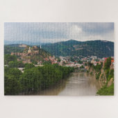 Fluss Mt'kvari Flows, Tiflis Puzzle (Horizontal)