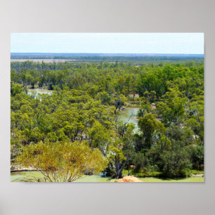 Fluss Murray Australia High Views, Poster