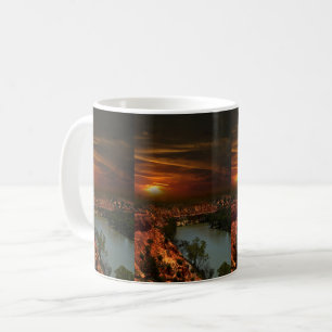 Fluss Murray Australia Sunset, Coffee Tasse