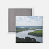Fluss Nemunas in Vilkija, LITAUEN — Magnet (Vorderseite/Rückseite)