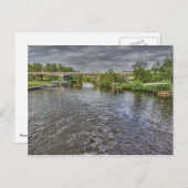 Fluss Nene Orton Mere Postkarte (Vorne/Hinten)