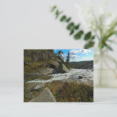 Fluss Off A Cliff Postkarte (Stehend Vorderseite)