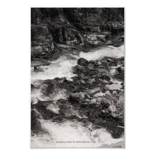 Fluss Ohanapecoshs, WA Fotodruck (Vorne)