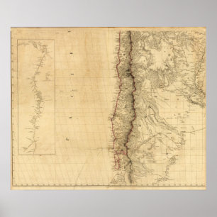 Fluss Orinoco, Venezuela, Kolumbien Poster