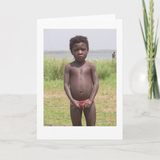 Fluss Oti Kind Karte (Vorderseite)