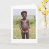 Fluss Oti Kind Karte (Gelbe Blume)