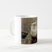 Fluss-Otter-Aufstellung Kaffeetasse (Vorderseite Links)
