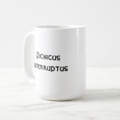 Fluss-Otter dringt Picknick-Verbreitung ein Kaffeetasse (Vorderseite Links)