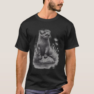 Fluss Otter für anderes Tier T-Shirt