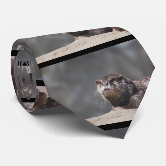 Fluss-Otter Krawatte (Gerollt)