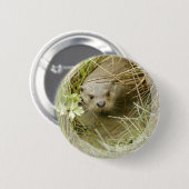 Fluss-Otter-Lebensraum-Knopf Button (Vorne & Hinten)