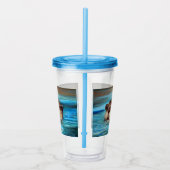 Fluss Otter Painting Acryltrinkbecher (Rechts)