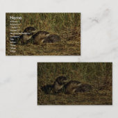 Fluss Otter Visitenkarte (Vorne/Hinten)
