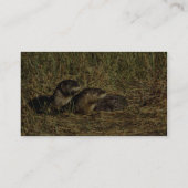 Fluss Otter Visitenkarte (Rückseite)