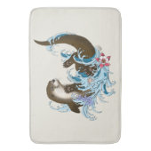 Fluss Otter Water Niedlich Badematte (Vorderseite Vertikal)