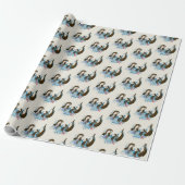 Fluss Otter Water Niedlich Geschenkpapier (Ungerollt)
