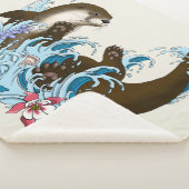 Fluss Otter Water Niedlich Sherpadecke (3/4)