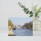 Fluss Ouse, York Postkarte (Stehend Vorderseite)